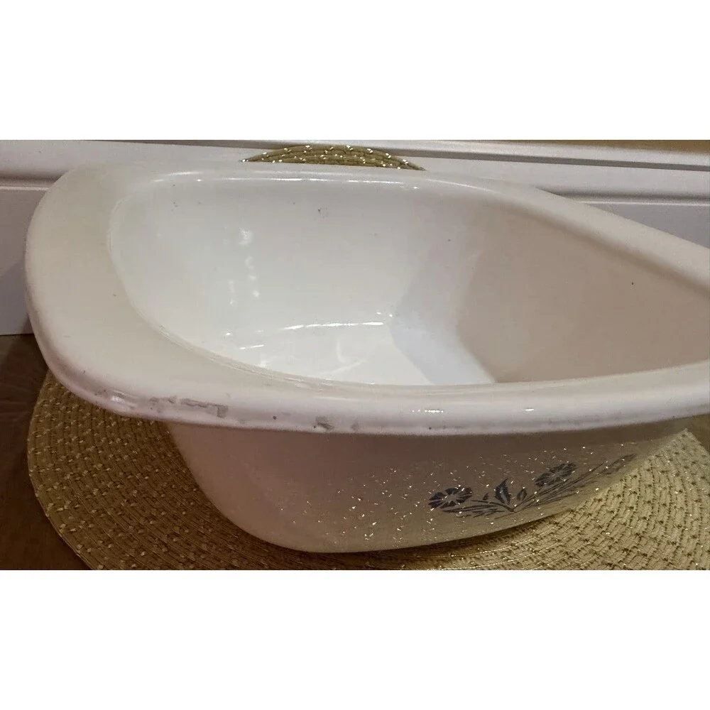 Vintage Corning Ware BLUE CORNFLOWER 4qt Dutch Oven P-34-B NO LID